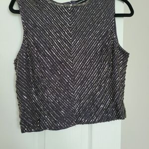 Beaded crop top